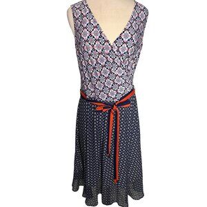 Donna Morgan dress XL(by measurements) MIDI  Boho Y2K Fit N Flare